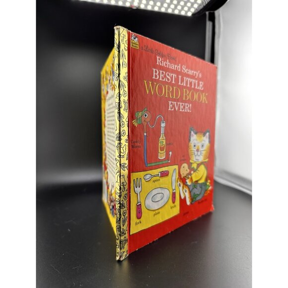 Richard Scarry’s Best Little Word Book Ever Golden Vtg Busiest Fire Fighters - Picture 7 of 16